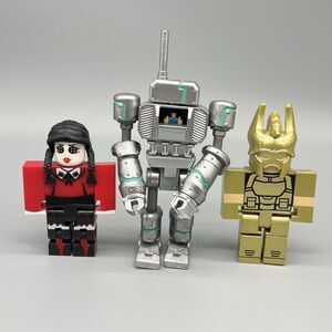 Roblox Toy Figures Soybeen Voo Doo Doll Noob Attack Lot of 3 Cake Topper Limited